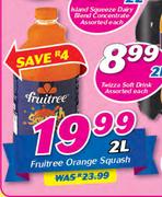 Fruittree Orange Squash-2Ltr