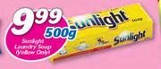 Sunlight Laundry Soap (Yellow Only)-500gm
