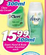 Dawn Hand & Body Lotion Assorted-100ml