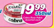 Cobra Floor Polish Assorted-350ml