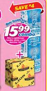 Price's Lighthouse Candles 400gm+Lion Matches 10's Combo
