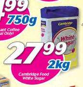 Cambridge Food White Sugar-2Kg