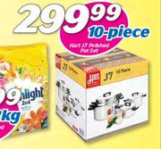 Hart J7 Polished 10 Piece Pot Set