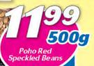 Poho Red Speckled Beans-500g