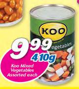 Koo Mixed Vegetables Assorted-410g 