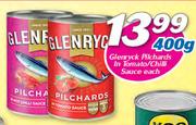 Glenryck Pilchards In Tomato/Chilli Sauce-400g Each