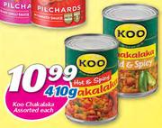 Koo Chakalaka Assorted-410g Each