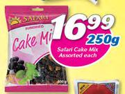Safari Cake Mix Assorted-250g Each
