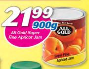 All Gold Super Fine Apricot Jam-900g
