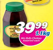 Mrs Balls Chutney Assorted-1.1Kg 