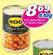 Koo Baked Beans In Tomato Sauce-410g
