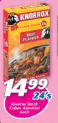 Knorrox Stock Cubes Assorted-24's