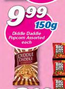 Diddle Daddle Popcorn Assorted-150g Each
