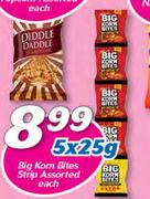 Big Korn Bites Strip Assorted-5 x 25g