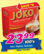 Joko Tagless Teabags-100's