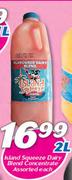 Island Squeeze Dairy Blend Concentrate Assorted-2Ltr