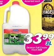 Denmar Full Cream Fresh Milk-3Ltr