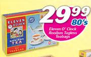 Eleven O Clock Rooibos Tagless Teabags-80's
