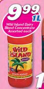 Wild Island Dairy Blend Concentrate Assorted-1Ltr