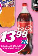 Coca Cola Regular Soft Drink Only-2Ltr 
