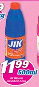 Jik Bleach Assorted-500ml