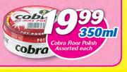  Cobra Floor Polish Assorted-350ml