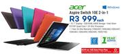 Acer Aspire Switch 10E 2 In 1-On 1GB Data Price Plan