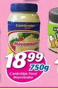Cambridge Food Mayonnaise-750g