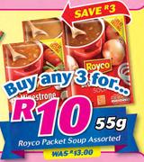 Royco Packet Soup Assorted-3 x 55g