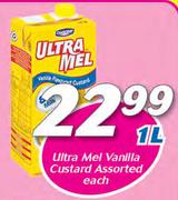 Ultra Mel Vanilla Custard Assorted Each-1 Ltr