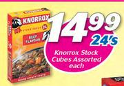 Knorrox Stock Cubes Assorted-24's Each