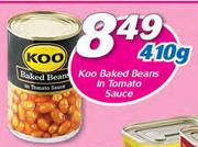 Koo Baked Beans In Tomato Sauce-410g