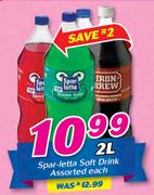 Spar Letta Soft Drink Assorted-2Ltr Each