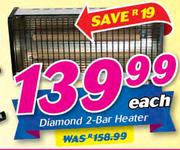 Diamond 2 Bar Heater