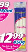 Cambridge Food Candles-450g