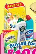 Sunlight 2 In 1 Tropical/Spring Sensation Hand Washing Powder Combo