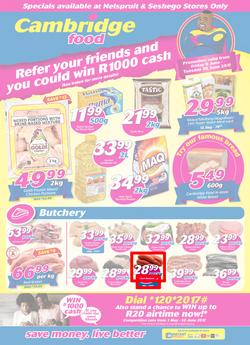 Cambridge Food : Witbank (9 June - 20 June 2017), page 1