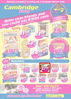 Cambridge Food : Witbank (9 June - 20 June 2017), page 1