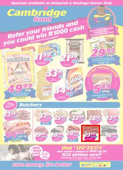 Cambridge Food : Witbank (9 June - 20 June 2017), page 1