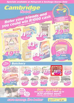 Cambridge Food : Witbank (9 June - 20 June 2017), page 1