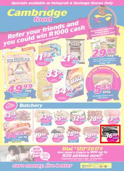 Cambridge Food : Witbank (9 June - 20 June 2017), page 1