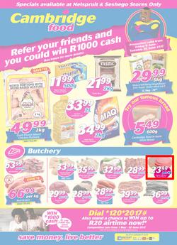 Cambridge Food : Witbank (9 June - 20 June 2017), page 1