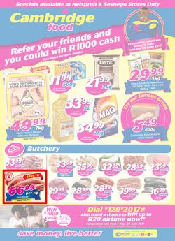 Cambridge Food : Witbank (9 June - 20 June 2017), page 1