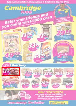 Cambridge Food : Witbank (9 June - 20 June 2017), page 1