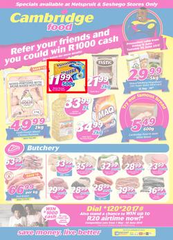 Cambridge Food : Witbank (9 June - 20 June 2017), page 1