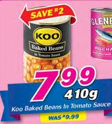 Koo Baked Beans In Tomato Sauce-410g