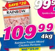 Rainbow Frozen Mixed Chicken Portions-4Kg