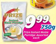 Prize Instant Maize Porridge Assorted-750g