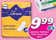 Libresse Sanitary Pads Assorted-8's