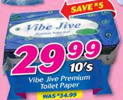 Vibe Jive Premium Toilet Paper-10's